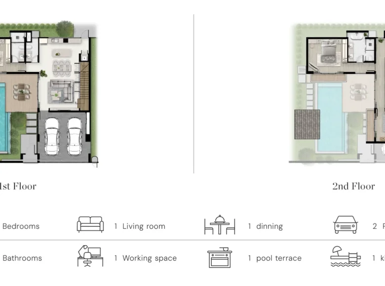 3 bedroom villa 306 m² Ban Bang Thao, Thailand