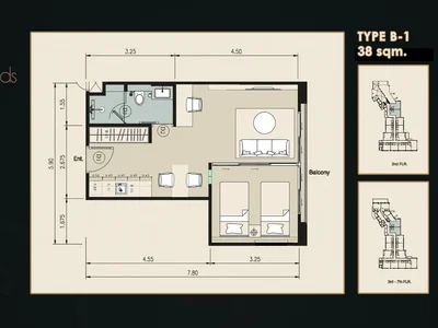 Studio apartment 